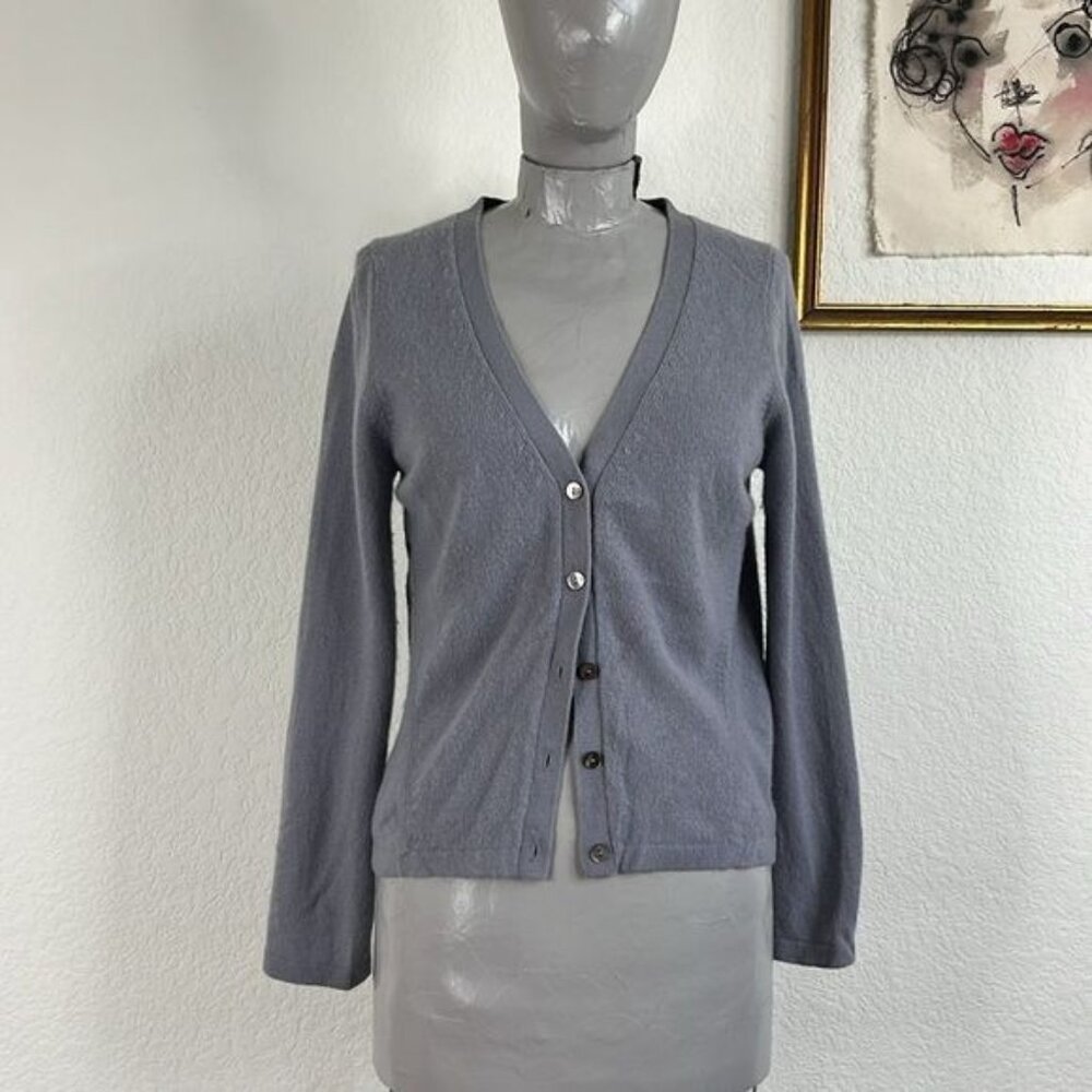 Pure Collection Cashmere Button Front Cardigan